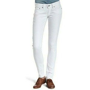 Levis 524 Too Superlow Size 5 White Jeans Juniors